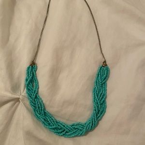 Blue / turquoise handmade necklace